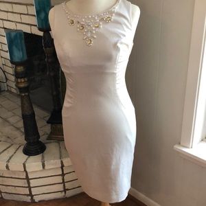 Gorgeous Beaded Dress…hard to tell unless you see all photos. Truly flattering.